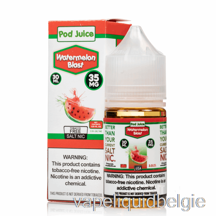 Vape België Watermeloen Blast - Peulensap - 30ml 35mg